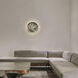 Moon LED 16 inch Painted Washed Brass Outdoor Wall Sconce